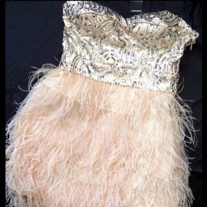 Bebe Feather Dress